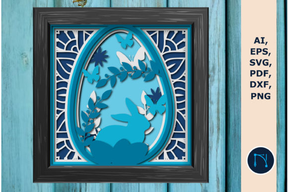 Decorative Easter Day Layer Shadow Box: 3D SVG Review