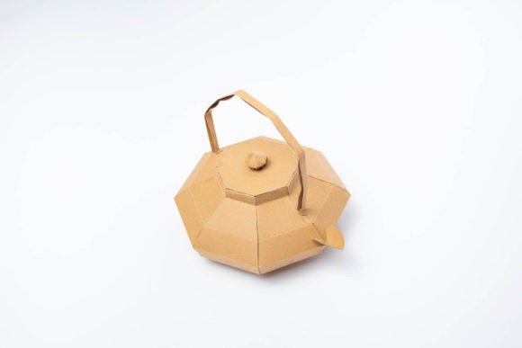 Elegant 3D Teapot: A 3D SVG Asset for Pots And Vases