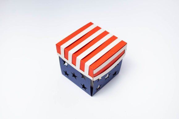 Independence Day 3D SVG: Reviewing 4th of July Exploding Box 2