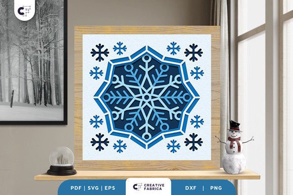 Intricate Snowflake 3D Papercut SVG Review