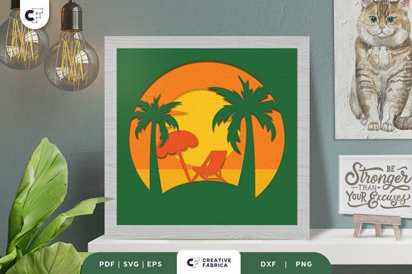 Retro Palm Tree 3D SVG: A Summer Design Asset Review