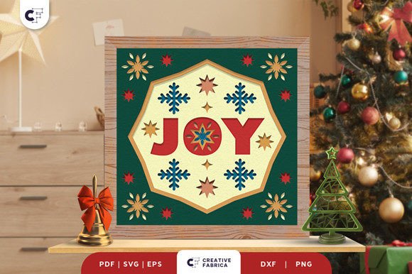 Review: Christmas Joy 3D Shadow Box Paper Cut Design