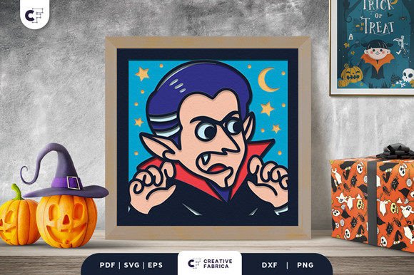 Review: Halloween Cute Vampire 3D Light Box Design