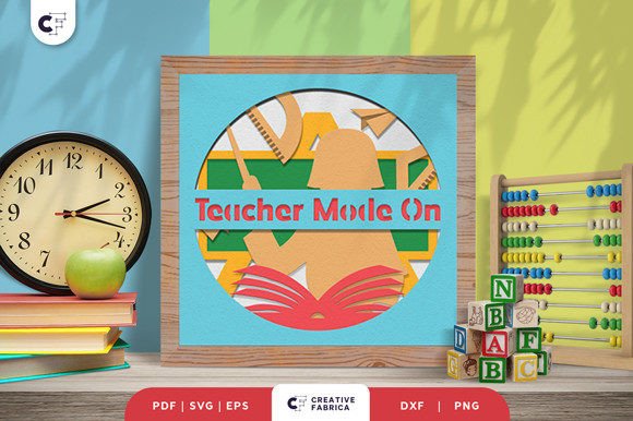 Review: Teacher Mode on Shadow Box SVG for Embroidery