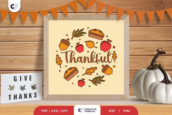 Review: Thanksgiving Dinner Shadow Box Papercut for Embroidery