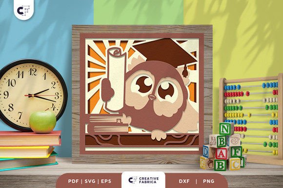 Reviewing Owl Graduation 3D SVG for School Branding