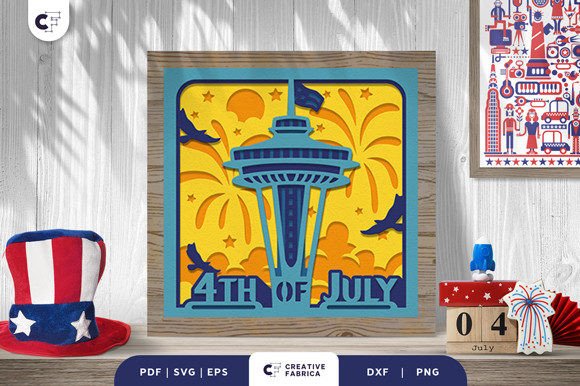 Seattle Tower 3D Shadow Box SVG Review