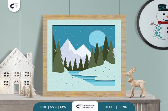 Snowy Lake 3D SVG: A Winter Brand Asset Review