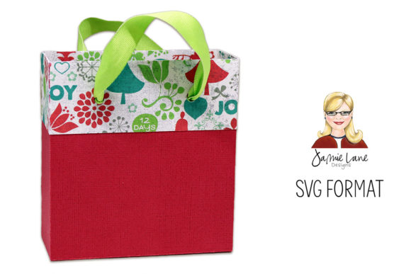 Two Toned Gift Bag: A 3D SVG Shape for Brands