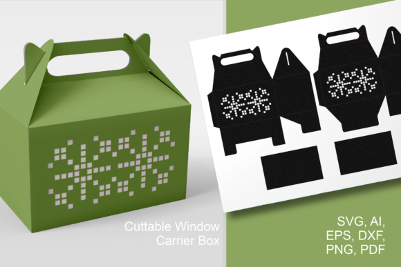 Ugly Sweater Snowflake Gable Box: 3D SVG Shapes Review