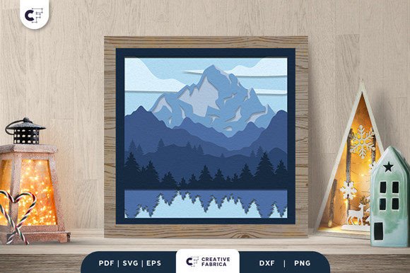 Winter 3D SVG: Ice Mountain Review