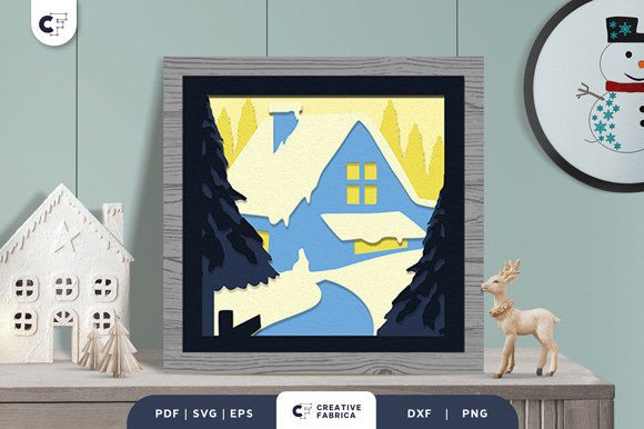 Winter Home 3D SVG: A Crafter's Review